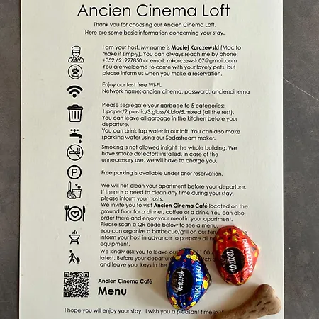 Ancien Cinema Loft Apartment *